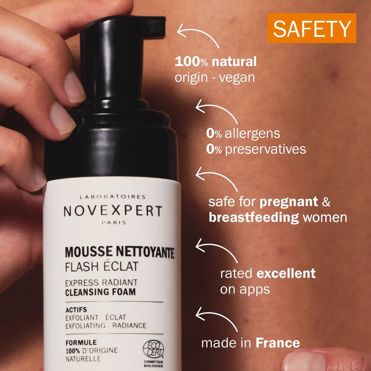 رغوة التنظيف فلاش راديانس